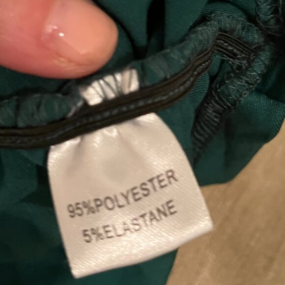 Green Stretchy Dress with Cinches Sides - Unbranded Size Large - Picture 13 of 13